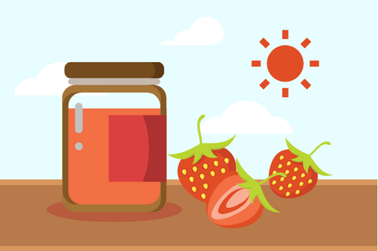 Container template: Fresh Jam (Created by Visual Paradigm Online's Container maker)
