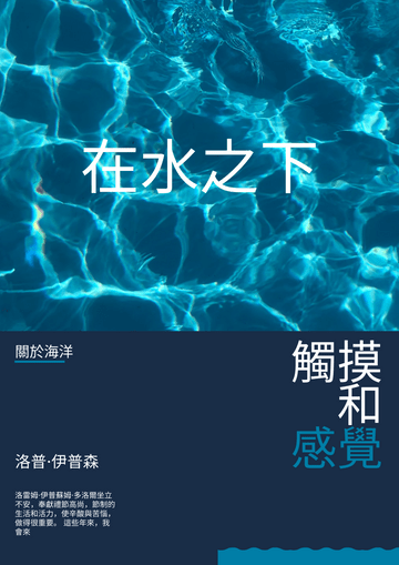 Editable posters template:水海報