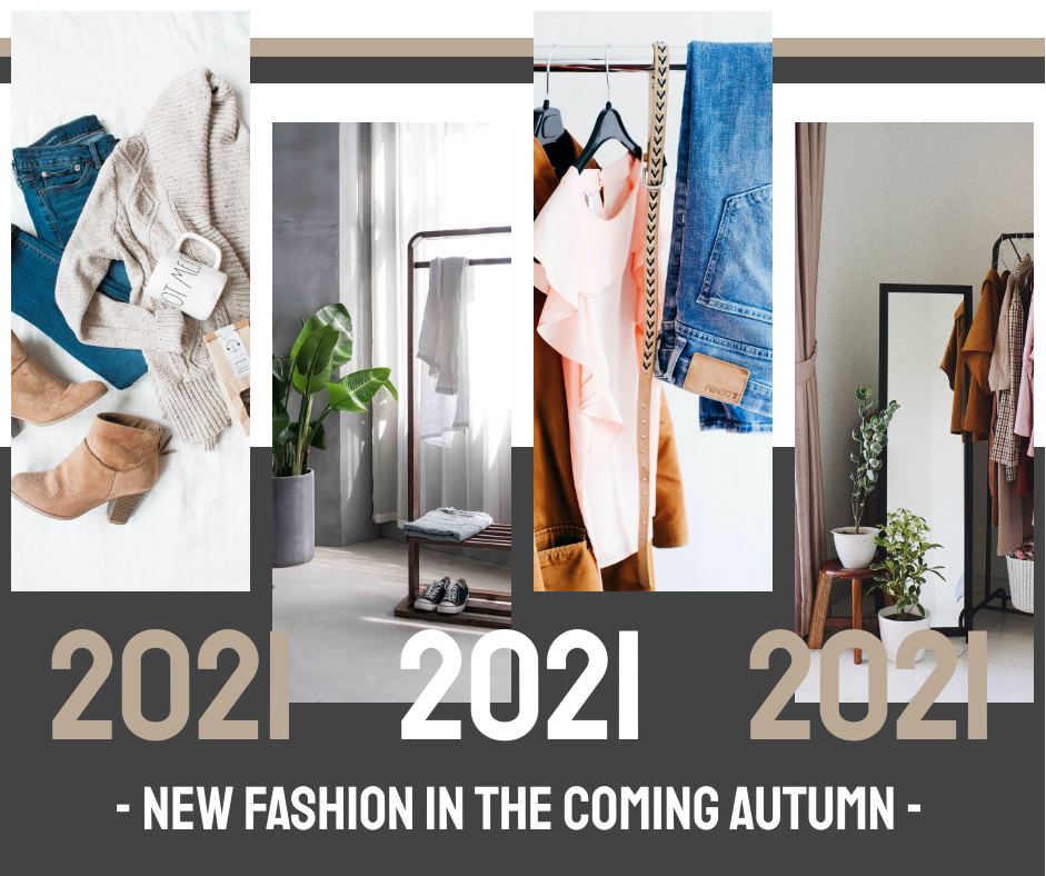 Facebook 帖子 模板。 New Fashion In Autumn Facebook Post (由 Visual Paradigm Online 的Facebook 帖子軟件製作)