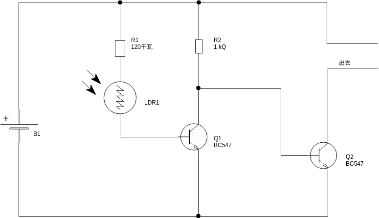 暗傳感器 (Circuit Diagram Example)