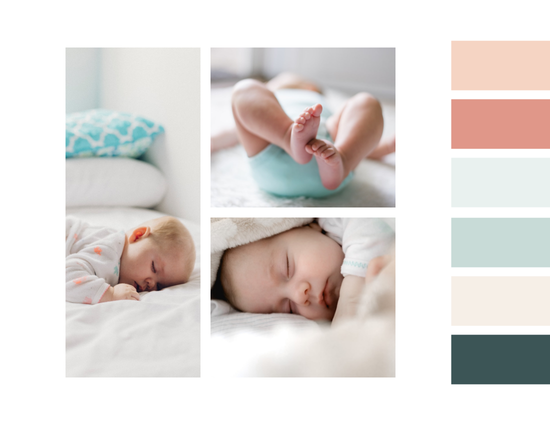 Baby Photo book template: Colorful Welcome Baby Photo Book (Created by PhotoBook's Baby Photo book maker)