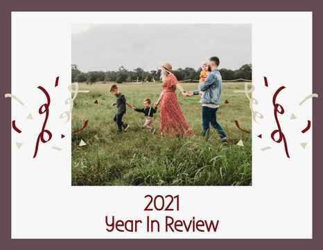 Year in Review Photo Book template: Modern Style Year In Review Photo Book (Created by InfoART's  marker)