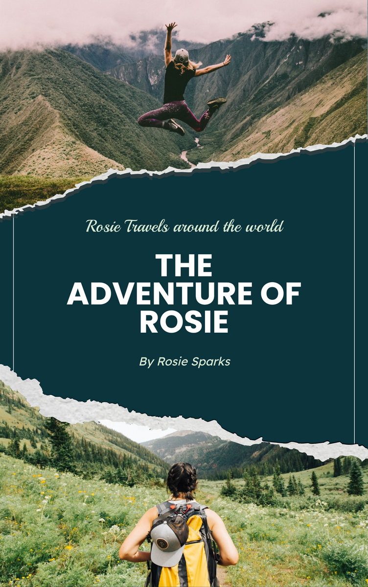 Book Cover template: Travel The World Adventure Book Cover (Created by InfoART's Book Cover maker)