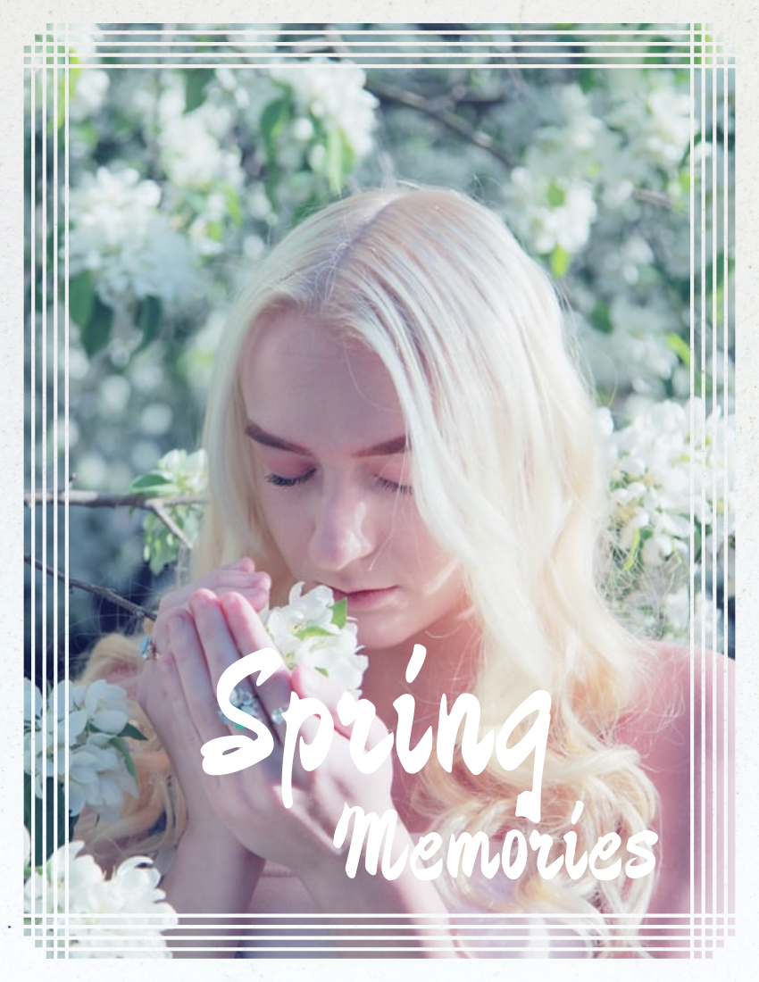 Seasonal Photo Book template: Spring Memories Seasonal Photo Book (Created by Visual Paradigm Online's Seasonal Photo Book maker)