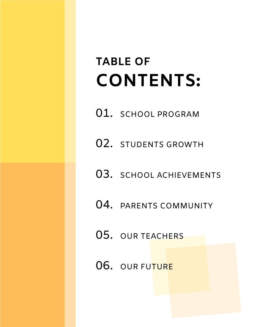 Prospectuses template: Funky Kindergarten Prospectus (Created by Visual Paradigm Online's Prospectuses maker)