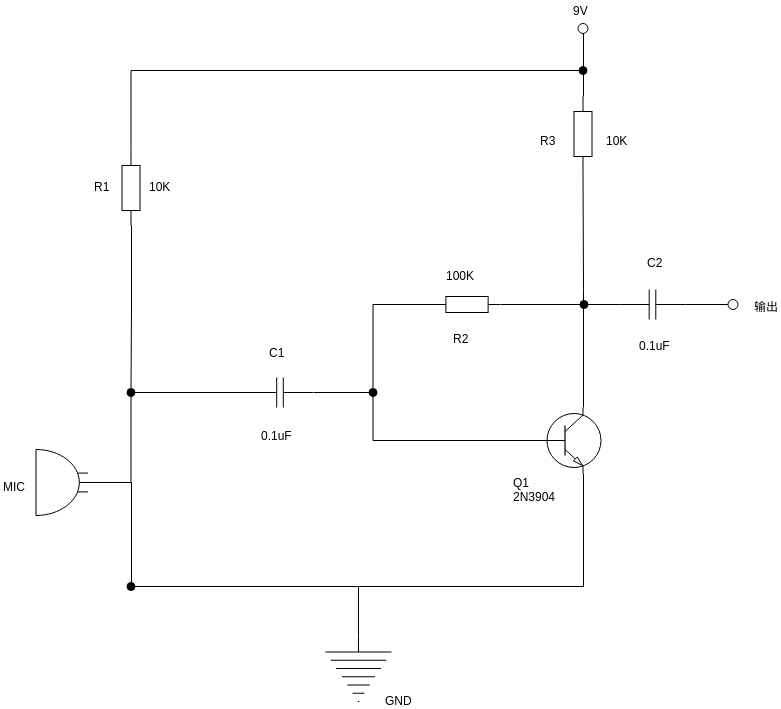 麦克风 (Circuit Diagram Example)