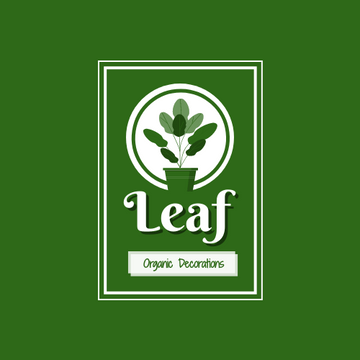 Editable logos template:Plant Logo Created For Stores Selling Organic Interior Decorations