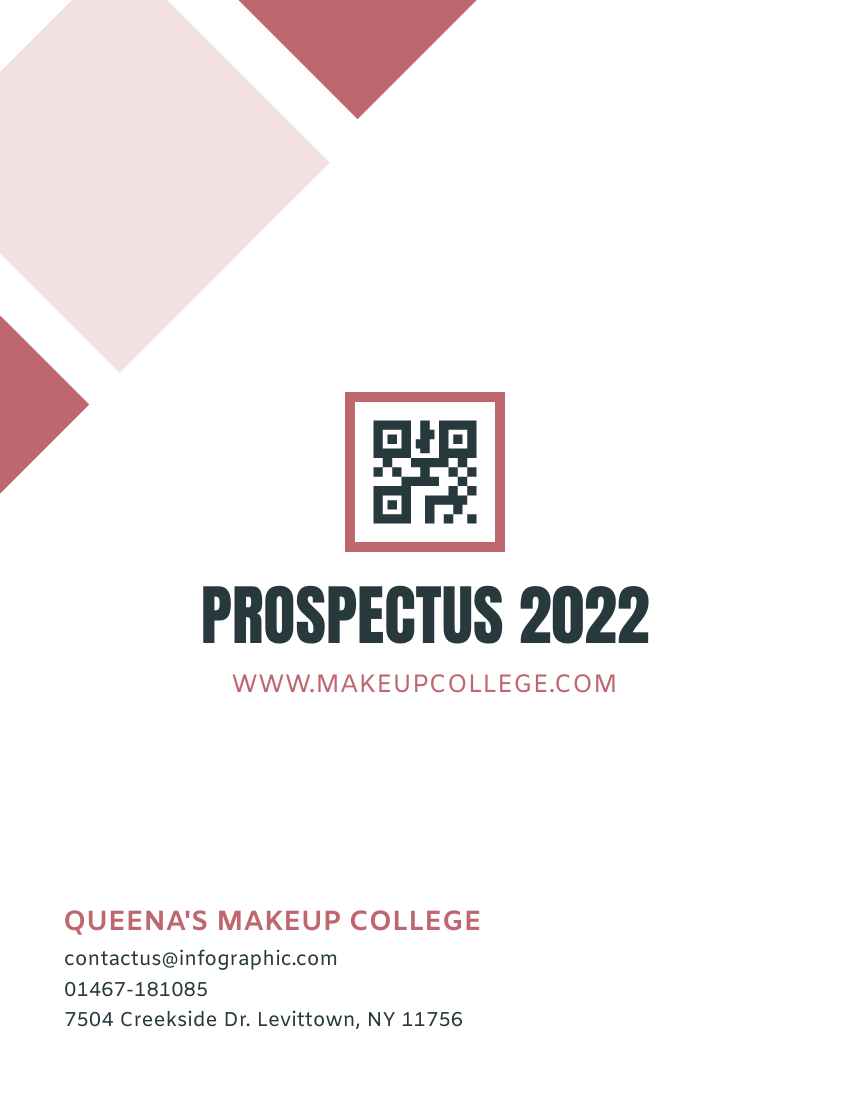 Prospectuses template: Professional Makeup School Prospectus (Created by Flipbook's Prospectuses maker)