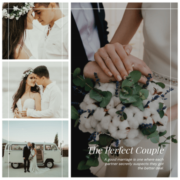 Instagram Post template: The Perfect Couple Instagram Post (Created by InfoART's  marker)
