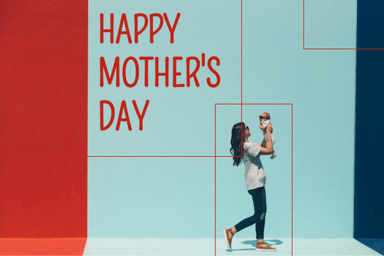 Editable greetingcards template:Happy Mother's Day Greeting Card
