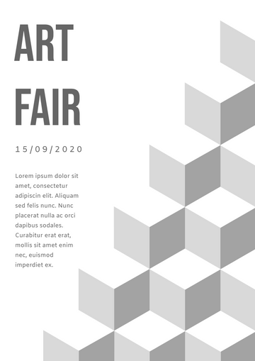 Flyer template: Art Fair Graphic Flyer  (Created by Visual Paradigm Online's Flyer maker)