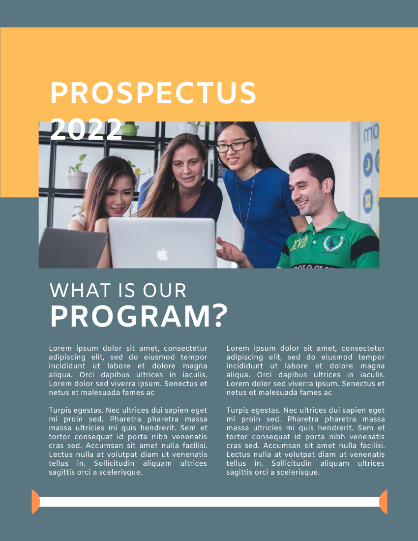 Booklet template: Professional Media Prospectus (Created by Visual Paradigm Online's Booklet maker)