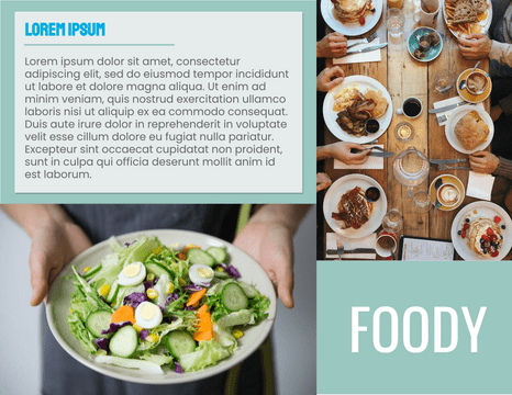 Brochure template: Foody Restaurant Brochure (Created by Visual Paradigm Online's Brochure maker)