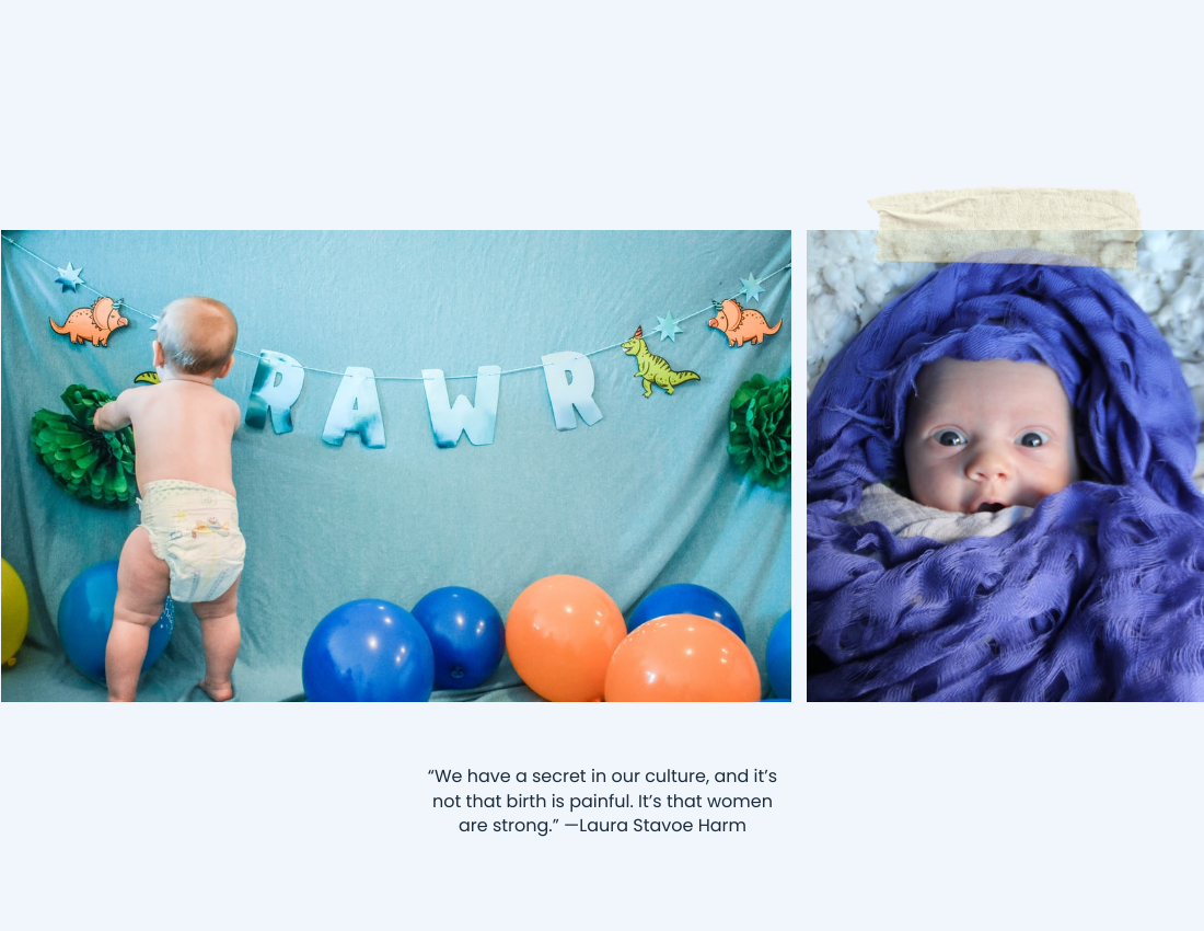 Baby's Birthday Photo Book