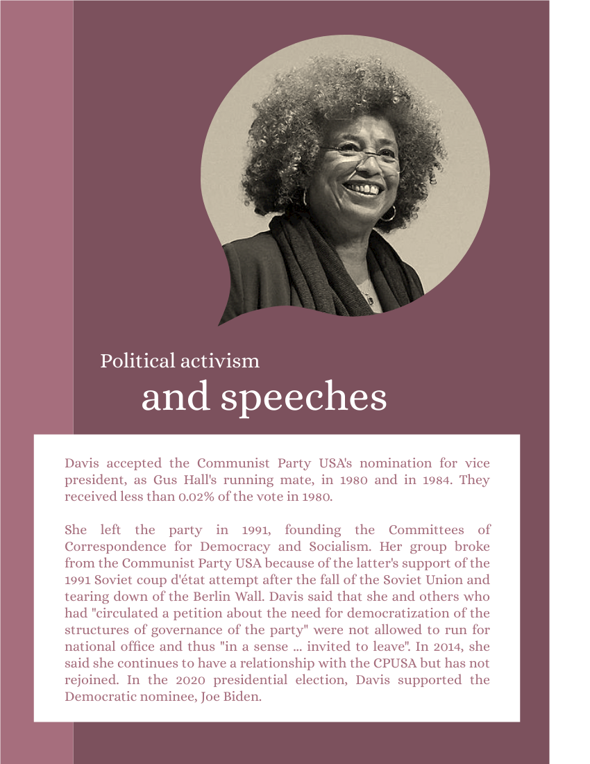 In my opinion, the most exciting potential of women of color formations resides in the possibility of politicizing this identity—basing the identity on politics rather than the politics on identity. ―Angela Davis