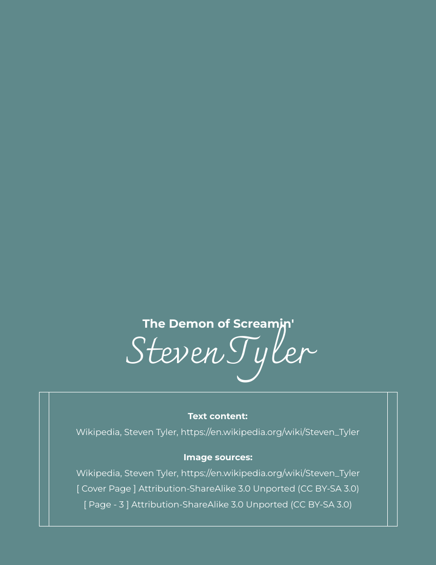 Steven Tyler Biography
