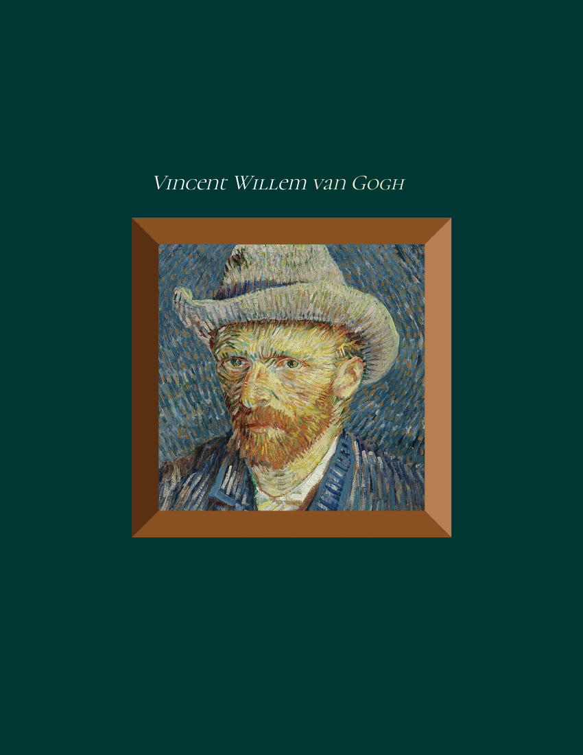 Biography template: Vincent Willem van Gogh Biography (Created by Visual Paradigm Online's Biography maker)
