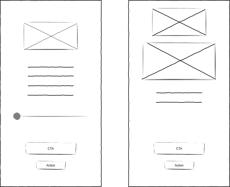 Wired UI Diagram template: Simple Layout Wired UI (Created by Visual Paradigm Online's Wired UI Diagram maker)