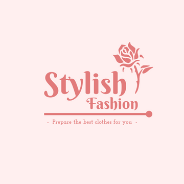 Editable logos template:Rose Logo Generated For Fashion Design Store