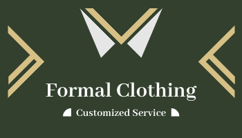 Business Card template: Formal Clothing Store Business Cards (Created by InfoART's Business Card maker)