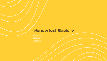 Business Card template: Wanderlust Explore Business Cards (Created by Visual Paradigm Online's Business Card maker)