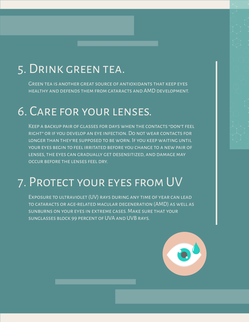 Booklet template: How to Protect Your Vision Booklet (Created by Visual Paradigm Online's Booklet maker)
