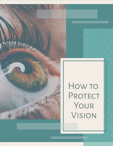  模板。How to Protect Your Vision Booklet (由 Visual Paradigm Online 的软件制作)