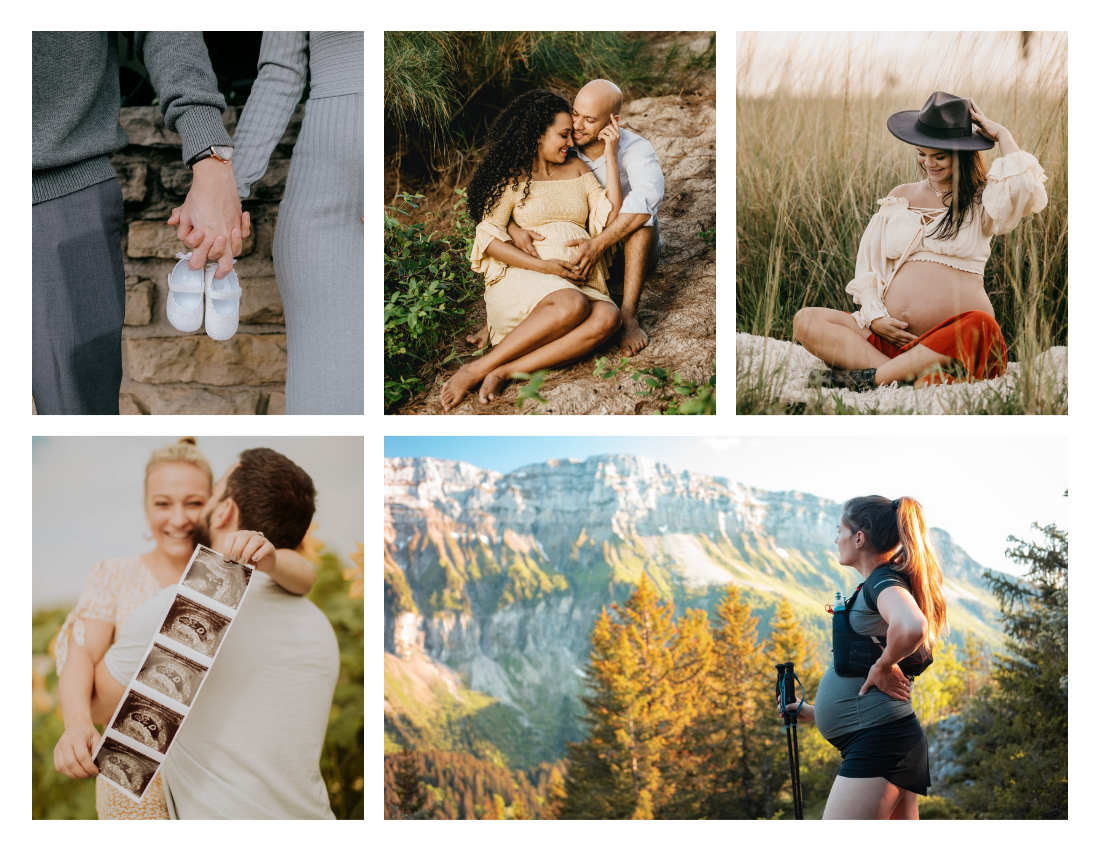 Family Photo Book template: Pregnancy Family Photo Book (Created by Visual Paradigm Online's Family Photo Book maker)