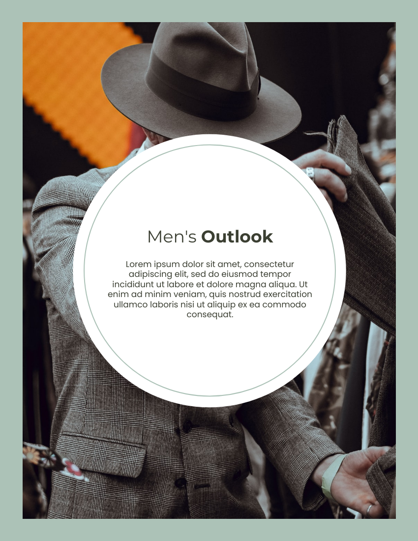 Lookbook template: Men's And Women's Lookbook (Created by Visual Paradigm Online's Lookbook maker)