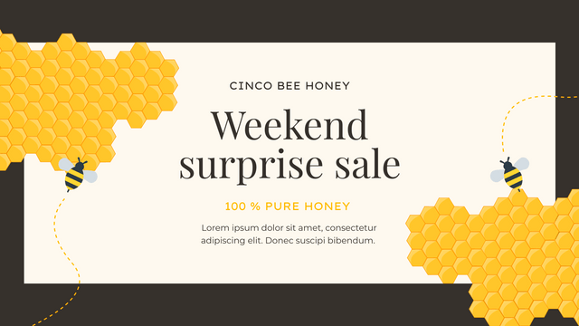 Honey Product Promotion Twitter Post