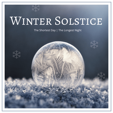 Instagram Post template: Winter Solstice Instagram Post (Created by Visual Paradigm Online's Instagram Post maker)