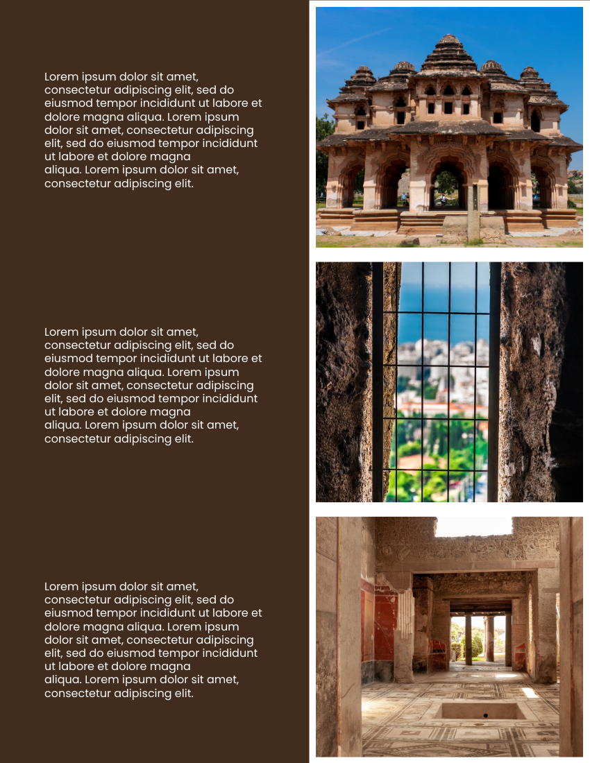 Booklet template: The History Of Ancient World Booklet (Created by Flipbook's Booklet maker)