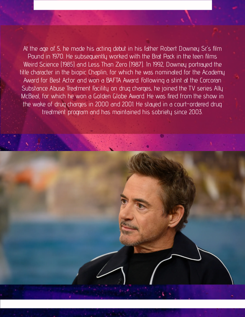 Robert Downey Jr. Biography