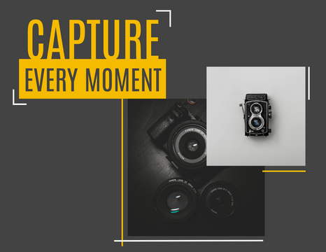 模板。Capture the Moment Everyday Photo Book (由 Visual Paradigm Online 的软件制作)