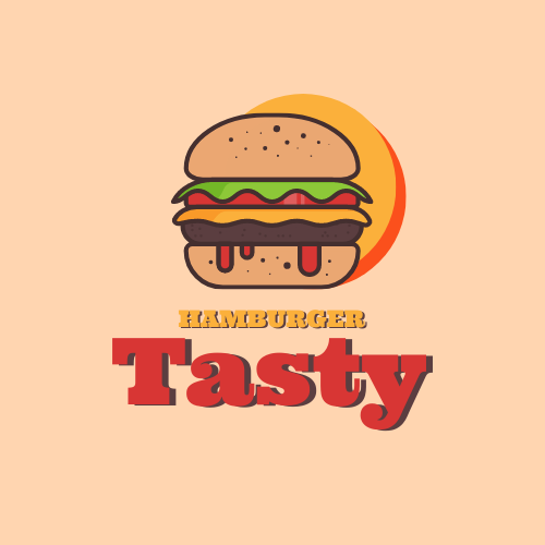 Fun Logo Designed For Hamburger Restaurant