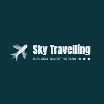 Logo template: Plane Logo Generated For Travel Agency  (Created by Visual Paradigm Online's Logo maker)