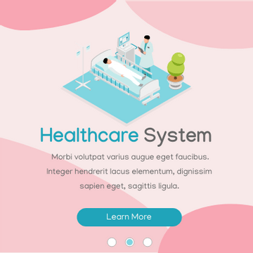 Isometric Diagram template: Healthcare System Slider (Created by Visual Paradigm Online's Isometric Diagram maker)