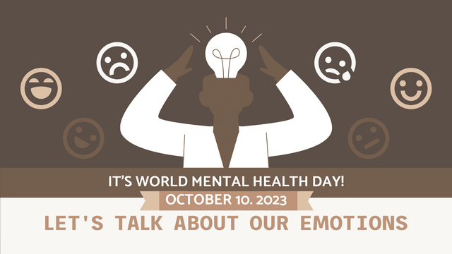 Twitter Post template: Mental Health Day Awareness Twitter Post (Created by Visual Paradigm Online's Twitter Post maker)
