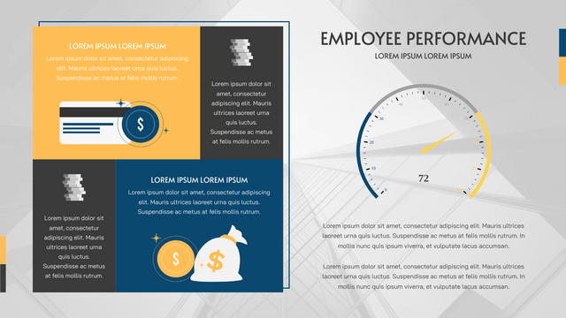 Gauge Charts template: Employee Performance Gauge Chart (Created by Visual Paradigm Online's Gauge Charts maker)