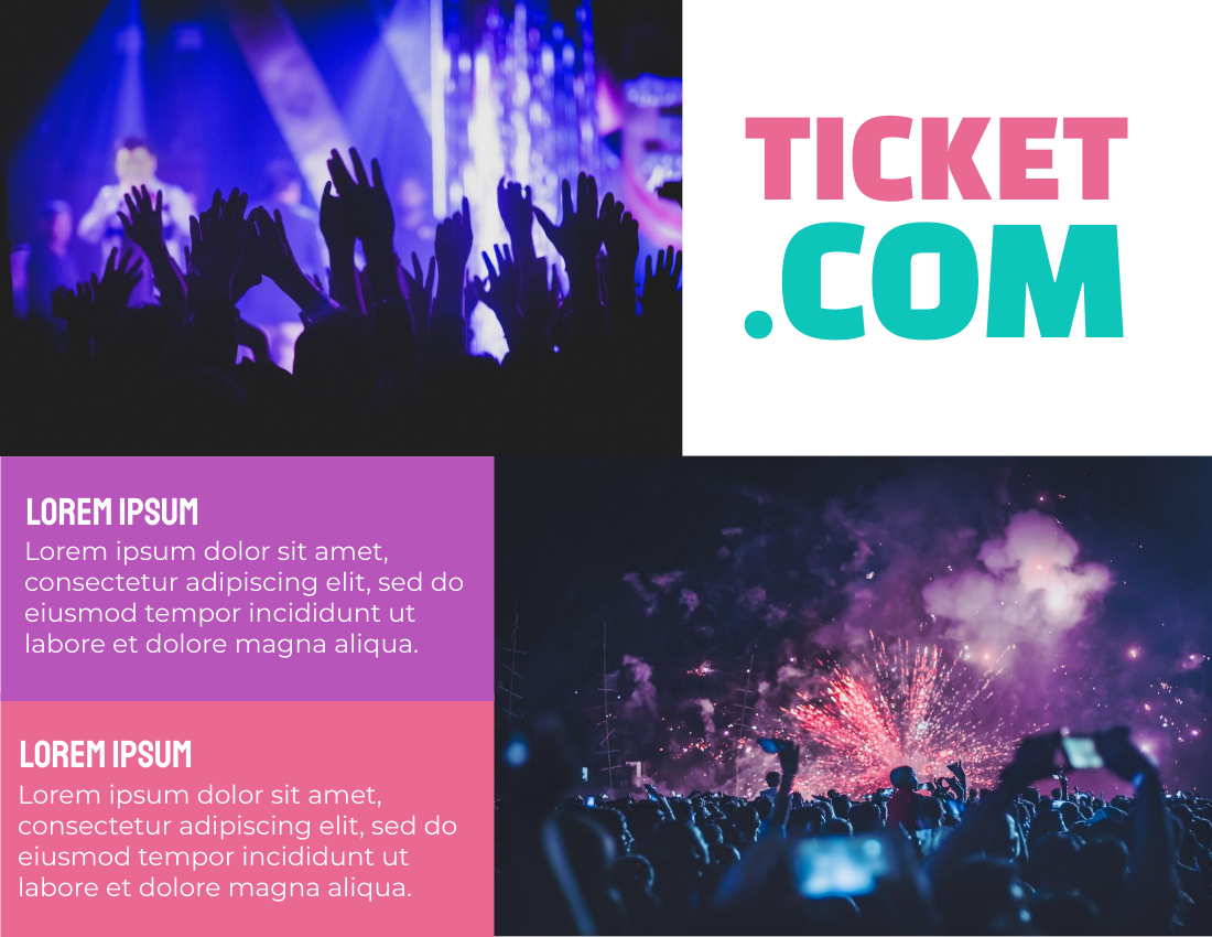 Brochure template: Brochure for Concert (Created by Visual Paradigm Online's Brochure maker)