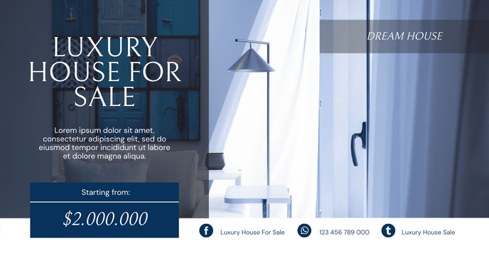 Luxury House Sale Facebook Ad