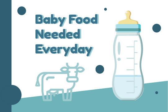 Medical template: Baby Food Needed Everyday (Created by Visual Paradigm Online's Medical maker)