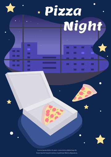 Pizza Night Poster