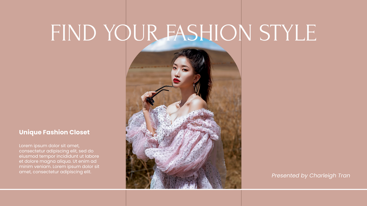 Find Your Fashion Style Presentation | Presentation Template