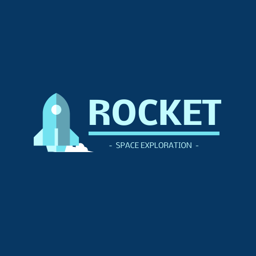 Rocket Logo Created For Space Exploration Organization