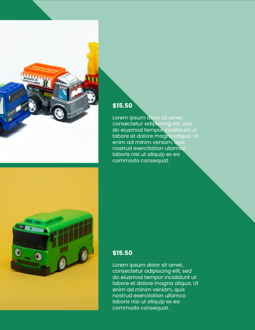 Catalog template: Toy Store Catalog (Created by Visual Paradigm Online's Catalog maker)