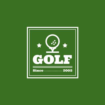 Editable logos template:Sport Logo Generated For Golf Club