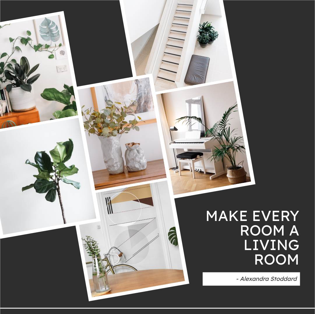 Living Room Design Photo Collage
