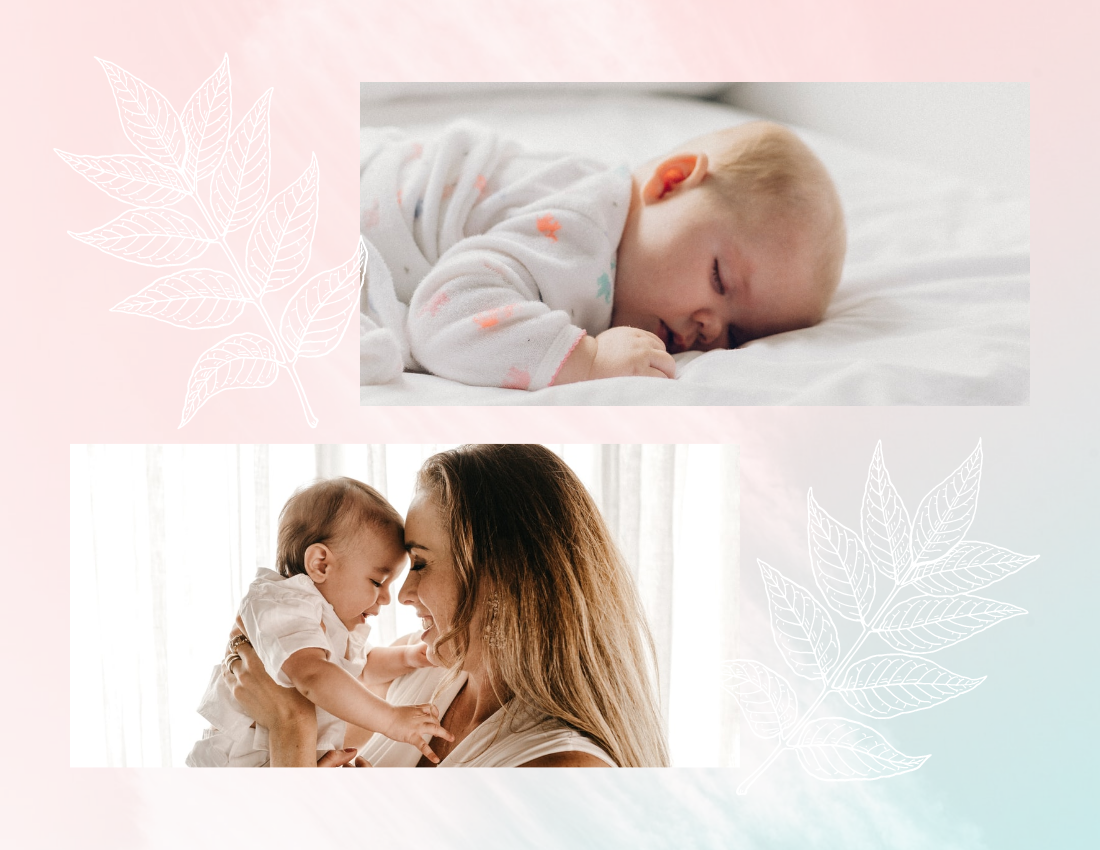 Family Photo Book template: Welcome Baby Girl Family Photo Book (Created by PhotoBook's Family Photo Book maker)