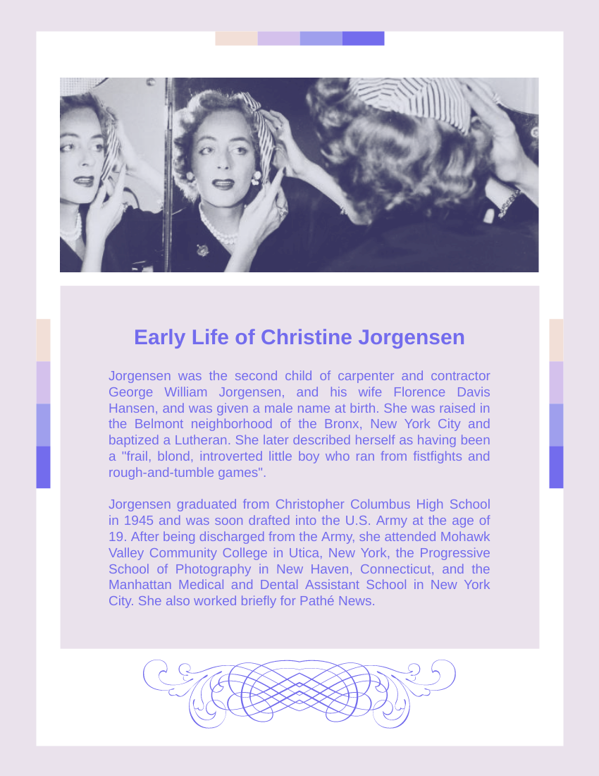Christine Jorgensen Biography